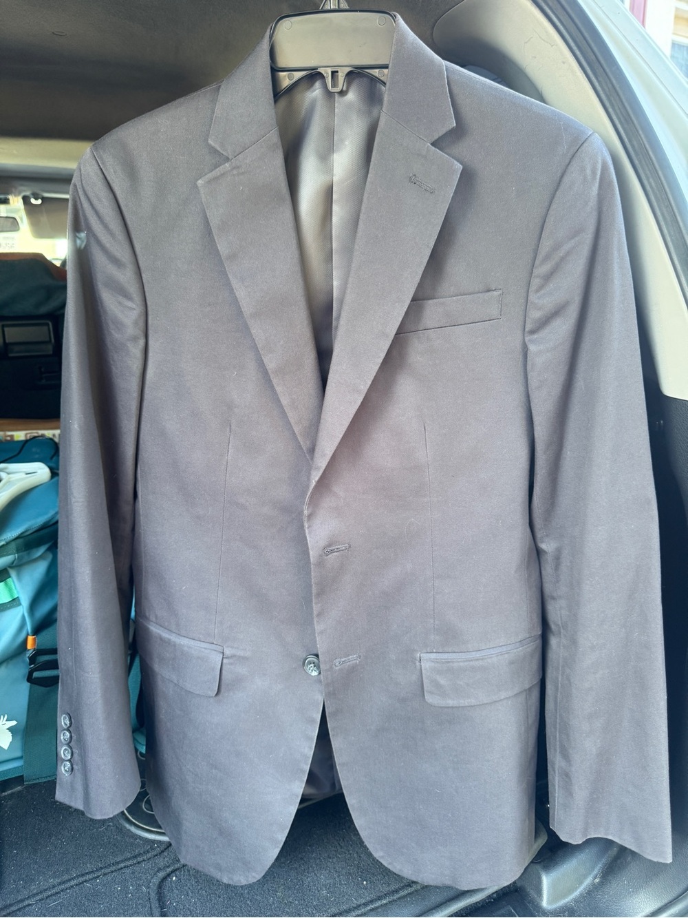 J.Ferrar Brown Sport Coat 36R Slim Fit